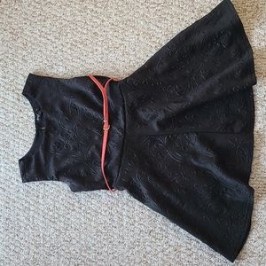Fit and flare Streetwear Black dress